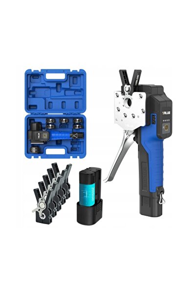 VALUE VET-19Li-S Aparat electric de evazat țevi de cupru 1/4 "-3/4 ", cu bate...