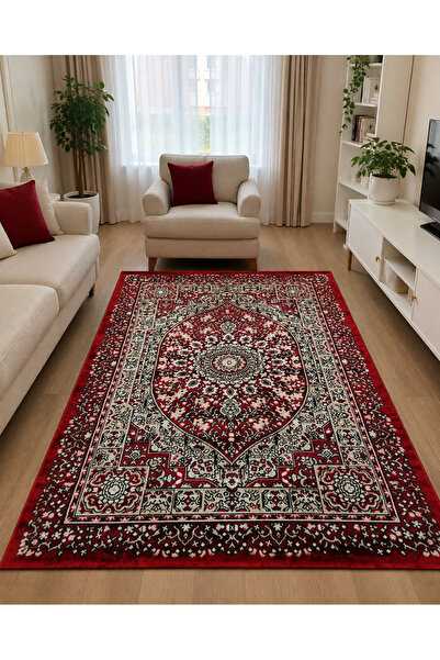 DeltaDesign Covor Clasic Queen 01517, Model Oriental, Roz