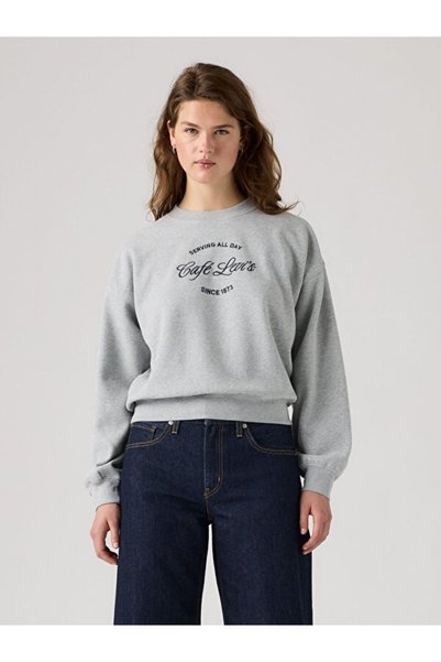 Levi's Graphic Vintage Boxy Bisiklet Yaka Sweatshirt