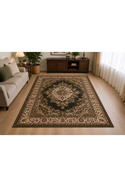 Lotos Carpet - Green - Machine Carpet