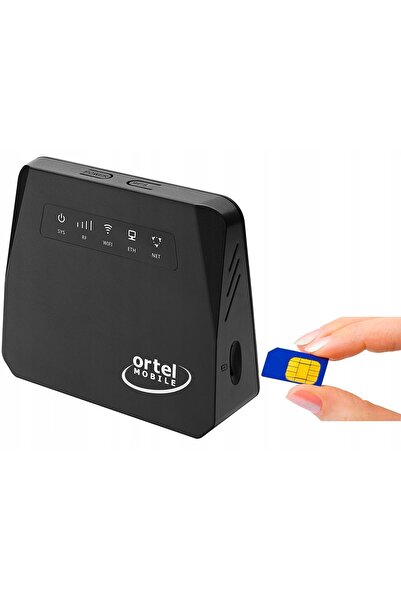 ORTEL Modem Router WiFi 3G 4G LTE pentru Acasă cu Cartelă SIM