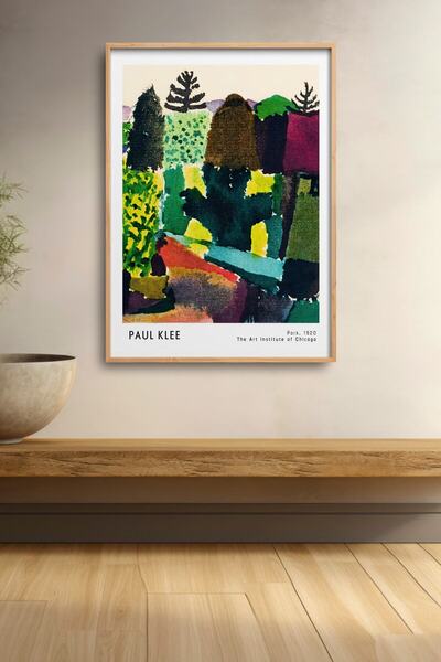 HOMEPACK Paul Klee Park Slika Uramljeni Poster Moderna Umetnost Zidni Dekor K...