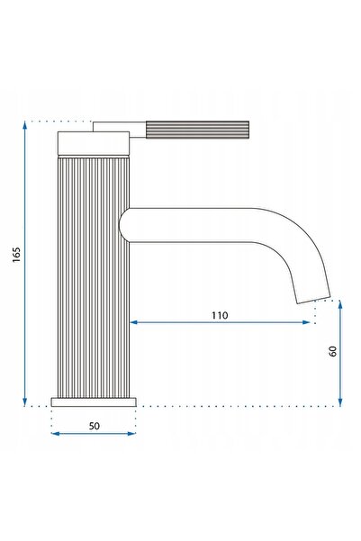 Rea Baterie de baie Argon B7801 Auriu periat