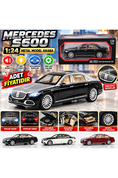 NW NessiWorld Cz137B Mercedes S600 1:24 Metal Model Car (the Price Is for One...