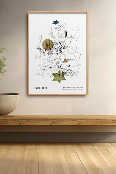 HOMEPACK Pictură Paul Klee Hope and Destruction Poster înrămat Artă modernă D...