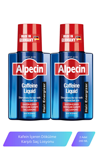 ALPECİN Kafein İçeren Dökülme Karşıtı Saç Losyonu 200 ML 2 Adet