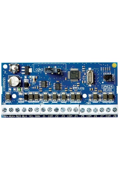 DSC HSM2108 Modul de extensie LED NEO cu alimentare prin cablu cu 8 fire