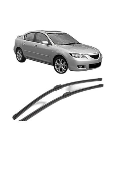 VALEO Комплект чистачки Silencio Xtrm, 2 броя, за MAZDA 3 Седан (BK) 2003-2009