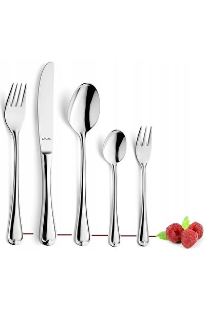 Amefa 60 STUSS Oțel Inoxidabil Set Complet cu Model Clasic Elegant 12 OS