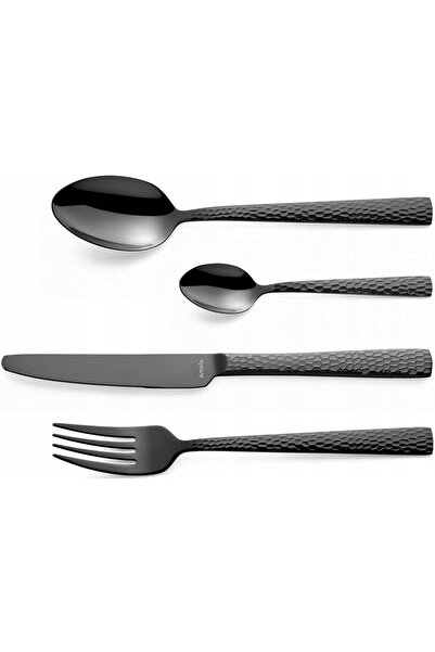 Amefa 24 SZTUĆCE 3319 FELICITY BLACK Set negru modern pentru 6 persoane