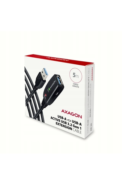 Axagon ADR-305 Cablu prelungitor activ/amplificator USB 3.0 A-M la A-F 5m