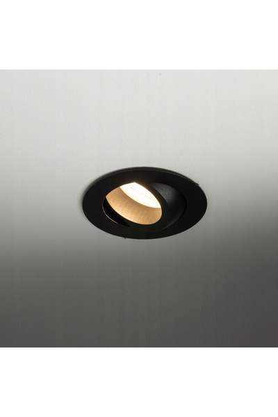 TK-Lighting Spot încastrat pentru baie cu prindere tip ochi AURA BLACK GU10 1...