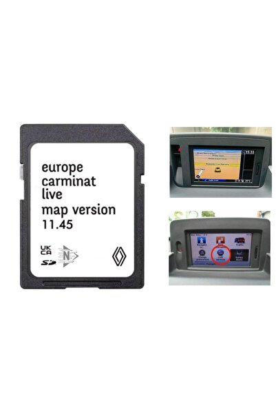 NAVITM Carminat LIVE 2027 Navigation SD Card, Radar Warnings, Romanian Voice ...