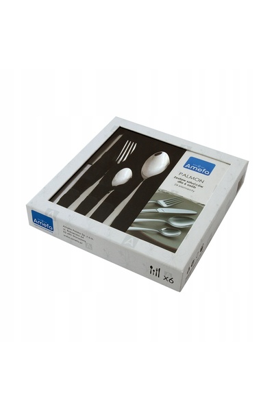 Amefa PALMON SET DE MASĂ ELEGANT DIN INOX 24 PIESE PENTRU 6 PERSONE