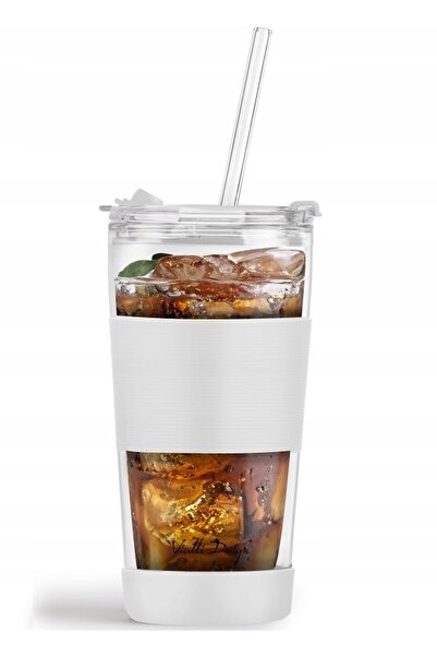 Vialli Design VIALLI Cană termică de sticlă cu perete dublu pentru latte 600