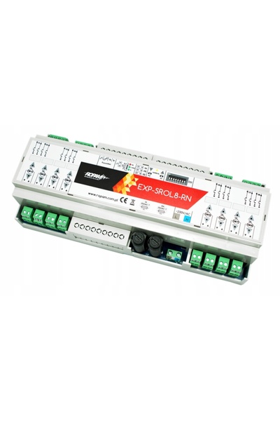 ROPAM Controler pentru 8 rulouri și jaluzele EXP-SROL8-RN 8 canale 230V NeoLT...