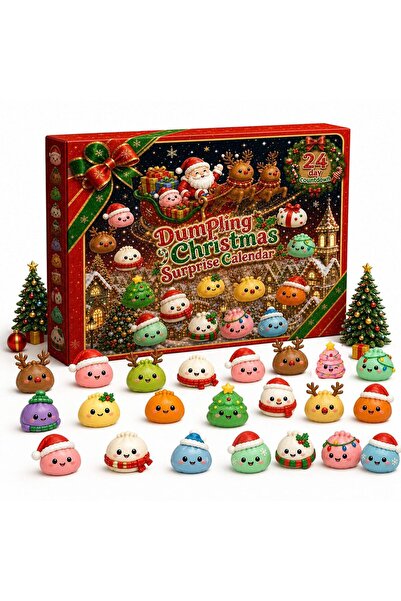 Generic Brand Calendar de Advent de Crăciun 2026 cu squishy-uri, pentru 24 de...