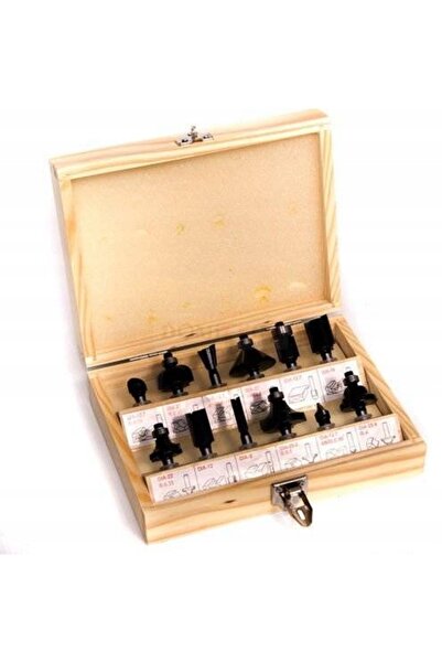 HiKOKI - Hitachi HITACHI Set de 12 freze pentru lemn de 6 mm