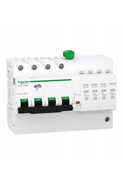 Schneider Electric T2+T3 3P+N 8kA 1,2kV iQuick PRD8r SCHNEIDER A9L16300