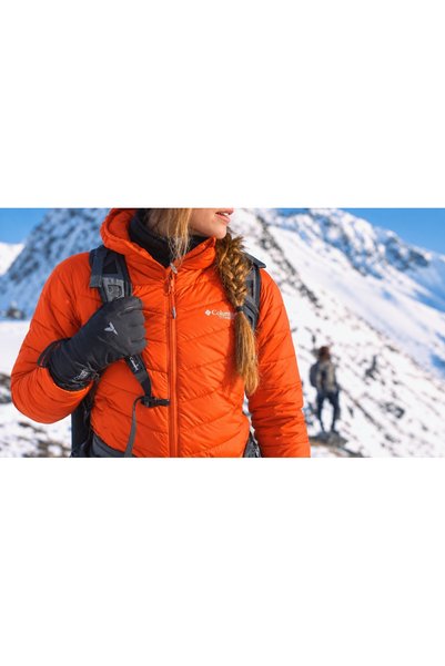 Columbia Snow Country Hooded Termal Omni-Heat™ 3D Titanium OutDry Kapüşonlu Kadın Mont