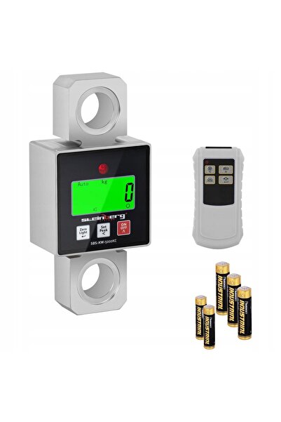 Steinberg Systems Cântar suspendat cu telecomandă LCD de 5000 kg/1 kg sau 2 kg