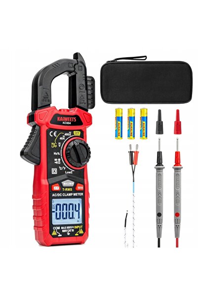 NO BRAND Clește ampermetric digital KAIWEETS HT208F 1000A [Certificat.]