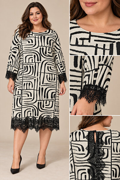 Espira Patterned Dress Plus Size