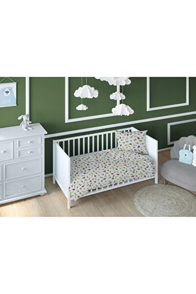 Karo Lenjerie de pat bumbac 160x200 buburuze copii fermoar 3694 D