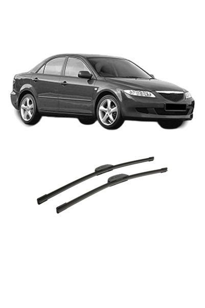 Bosch Комплект чистачки за предно стъкло MAZDA 6 Седан (GG) 2002-2007, Aerotw...
