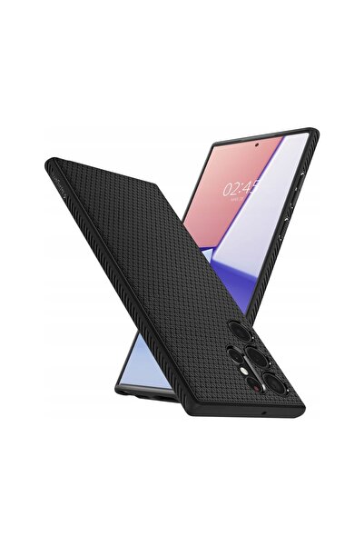 Spigen Husă pentru Samsung Galaxy S23 Ultra Liquid Air - negru mat
