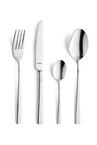 Amefa 450 STUSS Oțel inoxidabil Set modern Dakota Fără nichel Pentru 90 de pe...