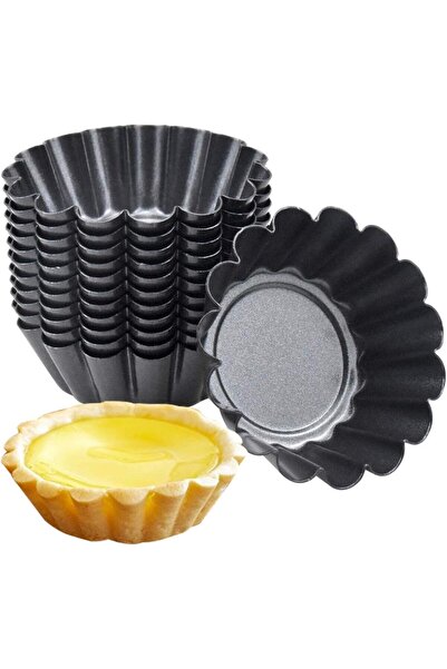Noonedibs 12 forme de copt mini din oțel carbon, potrivite pentru prăjituri, ...