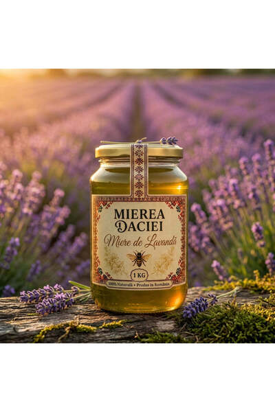 MIEREA DACIEI Miere de Lavandă - Borcan 500 g