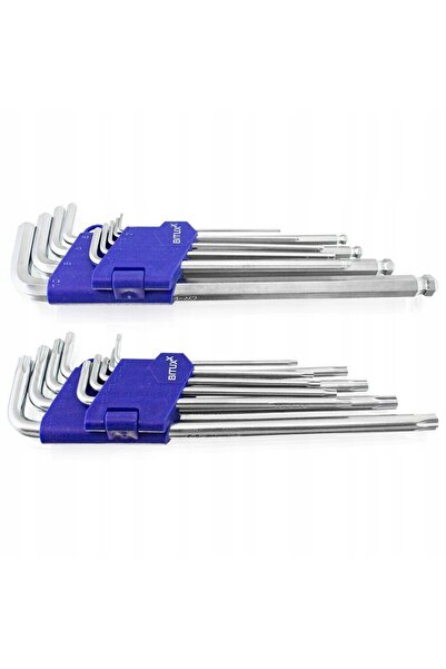BITUXX Set de chei hexagonale Imbus, 18 piese, 1,5-10 Torx