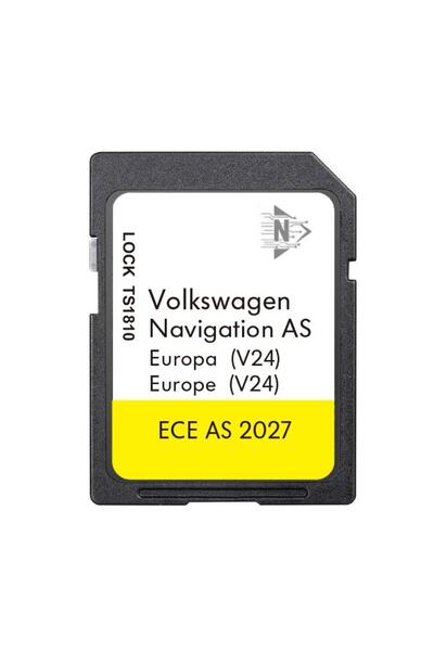 NAVITM Card SD de navigație Volkswagen, 32 GB V24, Hartă Europa 2027, hartă e...