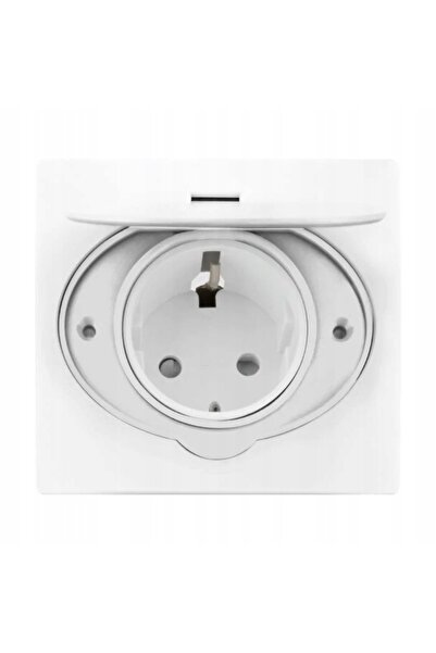 Orno Priză electrică etanșă de exterior IP44 SCHUKO albă