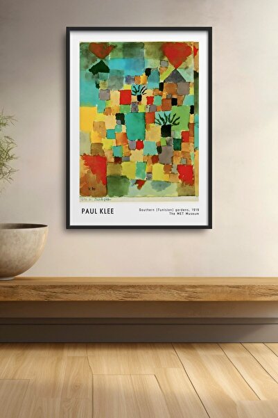 HOMEPACK Paul Klee Grădini din Tunisia de Sud Pictură în tablou Poster înrăma...