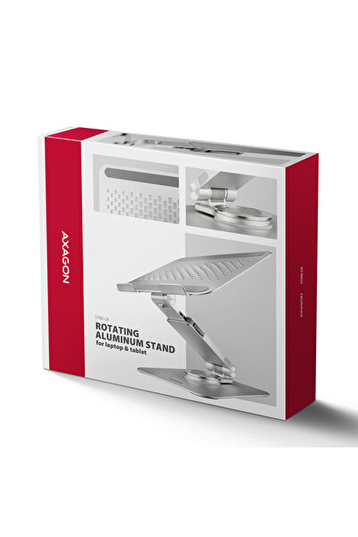 Axagon Suport laptop din aluminiu STND-LR 10-17.3 inci, unghiuri reglabile