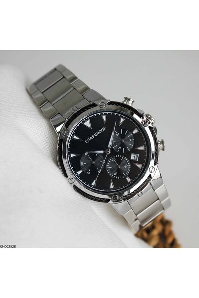 Chaperone Ch002528 Men's Wristwatch with Steel Strap