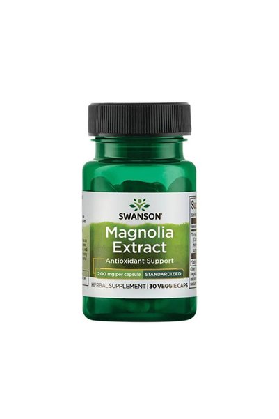 SWANSON Extract de Magnolie Standardizat 200 mg - Supliment din Plante, 30 ca...