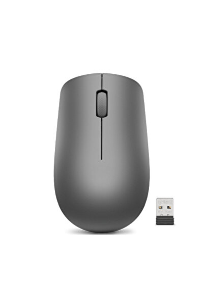LENOVO Mouse wireless 530, 1200 DPI, Grafit, 3 butoane, Receptor nano USB 2.4...