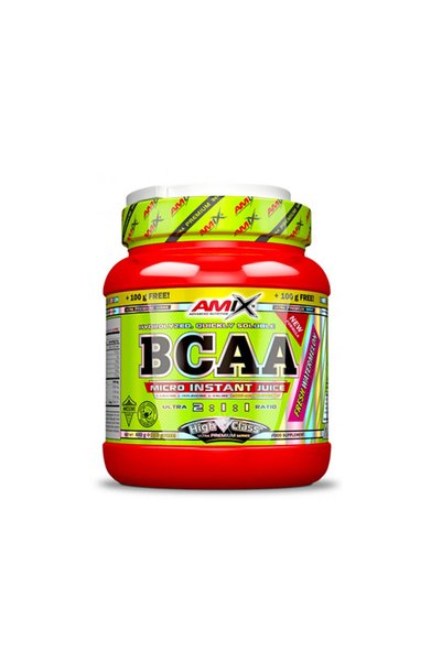 AMIX Suc Micro-Instant BCAA - Aminoacizi BCAA, Cireșe Negre Proaspete, 500 g