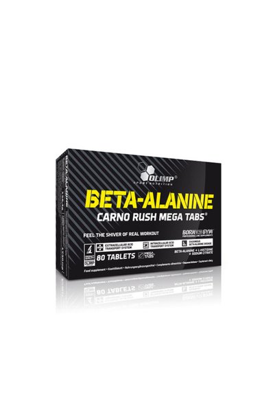 Olimp Beta-Alanine Carno Rush Mega Tabs - Beta-Alanină, 80 tablete
