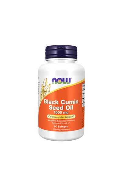 Now Ulei de semințe de chimen negru 1000 mg / 60 capsule moi