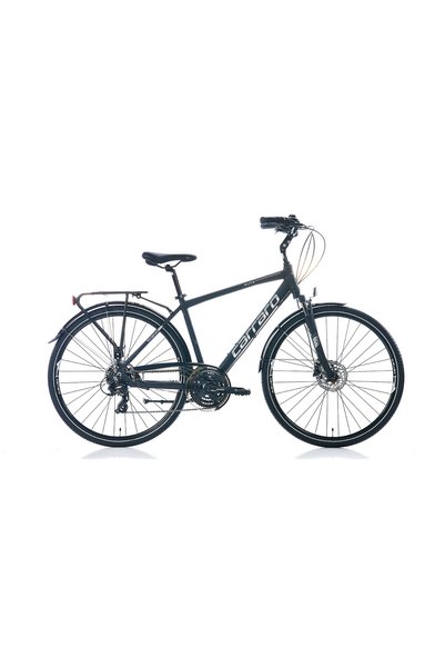 Carraro Elite 706 21-V HD Şehir Bisikleti - Mat Siyah-Gri-Krom - 48 Cm