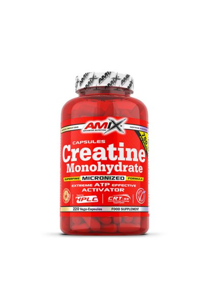 AMIX Creatine Monohydrate 800mg - Supliment cu Creatină, 220 capsule
