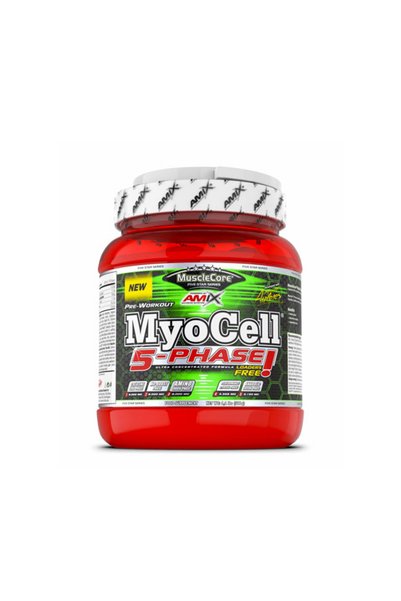 AMIX Myocell 5-Phase - Supliment alimentar, Lămâie și lime, 500 g