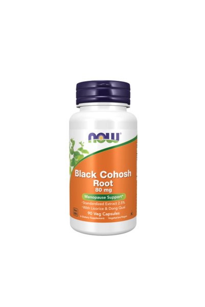 Now Rădăcină de Black Cohosh 80 mg - Supliment din plante, 90 capsule vegetale