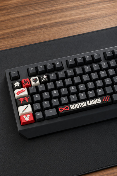 Makerpax Jujutsu Kaisen Temalı Keycaps 9'lu Set - 6.25U Spacebar ve Cherry MX...