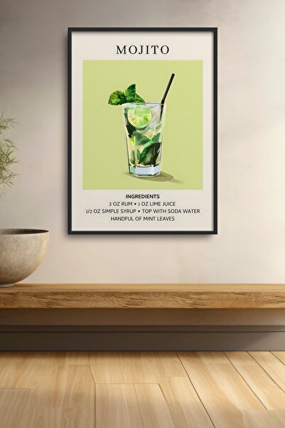 HOMEPACK Recept za koktel mojito, slika u zelenom okviru sa pistacijama, post...